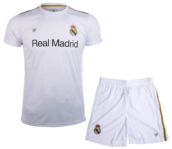 FotbalFans Dětský tréninkový dres Real Madrid FC, tričko a šortky