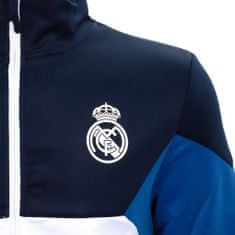 FotbalFans Dětská sportovní bunda Real Madrid FC, ocean | 11-12r