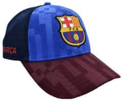 FotbalFans Kšiltovka FC Barcelona, modro-vínová, 55-61 cm