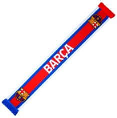 FotbalFans Šála FC Barcelona, pletená, 142x19 cm