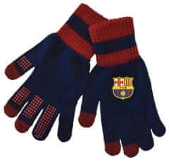 FotbalFans Protiskluzové rukavice FC Barcelona, modro-červené, L