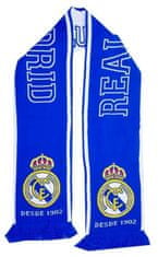 FotbalFans Šála Real Madrid FC, oboustranná, bílá a modrá