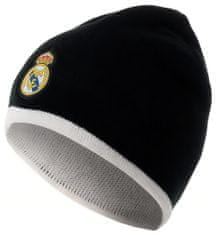 FotbalFans Oboustranná čepice Real Madrid FC, černo-šedá