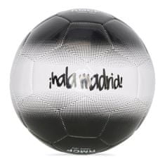 FotbalFans Fotbalový míč Real Madrid FC, černobílý, vel. 5