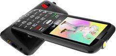 Evolveo EasyPhone XO s nabíjecím stojánkem, černá