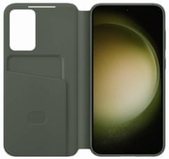 Samsung EF-ZS916CGE Clear View Cover pro Galaxy S23+ Khaki
