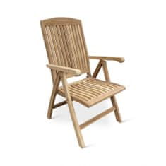 eoshop Nábytek America I. polohovací dřevěná židle teak