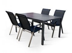 eoshop Nábytek Zahradní jídelní set VIKING L + 4x židle RAMADA