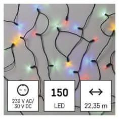 Emos LED vánoční řetěz Tradit 22,35 m barevný