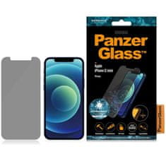 PanzerGlass Tvrzené sklo Privacy Standard Fit AB pro iPhone 12 mini - Transparentní KP28955