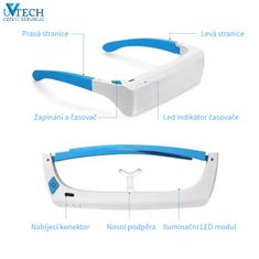 UVtech BLUE-2 Pro brýle pro světelnou terapii