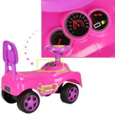 KIK KX4414_1 Odrážedlo růžové autíčko s volantem