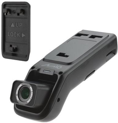  autokamera mio mivue j756d full hd rozlišení videa  gsenzor široký zorný úhel snadná instalace diskrétní nerušivý vzhled automatické zapnutí zadní kamera parkovací režim 