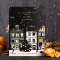 Baylis & Harding Adventní kalendář Dvanáct dní do vánoc - Mandarinka & Grepfruit, 12ks