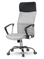 shumee Kancelářská židle Sofatel Sydney micromesh, světle šedá