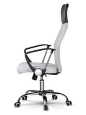 shumee Kancelářská židle Sofatel Sydney micromesh, světle šedá