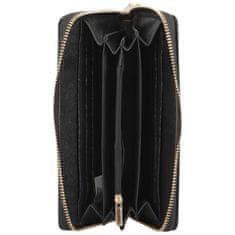 MaxFly Velká stylová dámská koženková peněženka Julien, černá