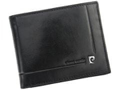 Pierre Cardin Pánská kožená peněženka na šířku Pierre Cardin Hullkey, černá