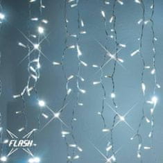 DecoLED DecoLED LED světelná záclona, FLASH, 1x12 m, ledově bílá, 1200 diod, IP67