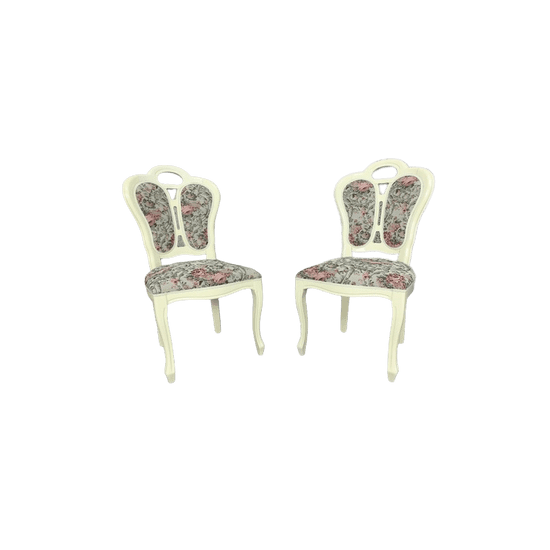 Domus Mobili Italy (2686) GOBELIN zámecké židle krémové, set 2 ks
