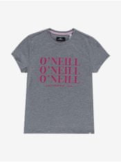 O'Neill Šedé holčičí tričko O'Neill All Year 140
