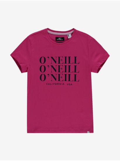 O'Neill Tmavě růžové holčičí tričko O'Neill All Year