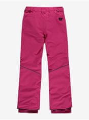 O'Neill Růžové holčičí lyžařské/snowboardové kalhoty O'Neill Charm 176