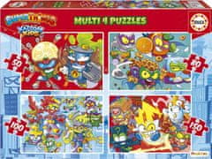 Educa Puzzle Superthings 4v1 (50,80,100,150 dílků)
