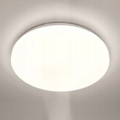 LUMILED Stropní svítidlo LED plafon NOTUS 24W 4000K kulaté bílé 38cm