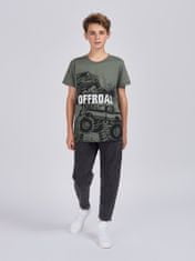 WINKIKI Chlapecké tričko Offroad 152 khaki