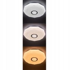 LUMILED Stropní svítidlo LED plafon WESTA 24W CCT 39cm + dálkové ovládání