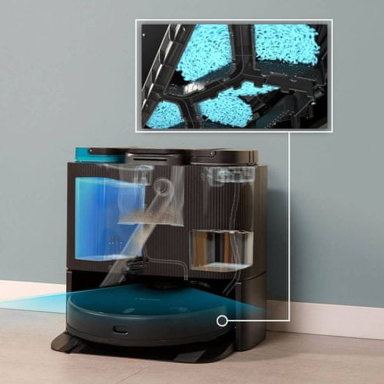 Cecotec robotický vysavač Conga 11090 Spin Revolution Home&Wash - zánovní
