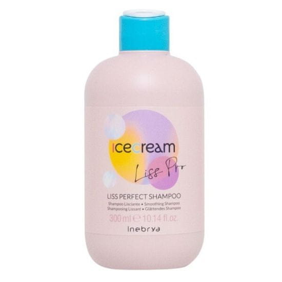 Inebrya Uhlazující šampon pro nepoddajné a krepaté vlasy Ice Cream Liss Pro (Liss Perfect Shampoo)