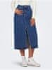 Modrá dámská džínová midi sukně ONLY Bianca XS