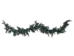 Beliani Osvícená vánoční girlanda 180 cm zelená WHITEHORN