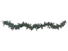 Beliani Osvícená vánoční girlanda 270 cm zelená WHITEHORN
