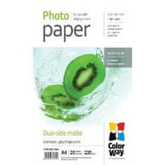 ColorWay Fotopapír Dual-side Mat A4 20ks