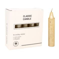 Arôme Stolní svíčky, 10 ks, 20 x 100 mm Barva: perleťová