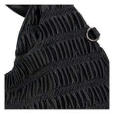 Paolo Bags Výrazná dámská kabelka Quintina, černá