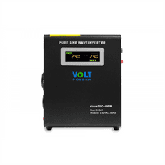 Volt Záložní zdroj UPS VOLT Sinus Pro 800 E 12/230V 800VA 500W, čistý sinus, nastěnný