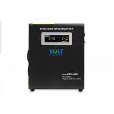 Volt Záložní zdroj UPS VOLT Sinus Pro 500 E 12/230V 500VA 300W, čistý sinus, nastěnný