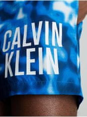 Calvin Klein Modré pánské vzorované plavky Calvin Klein Underwear L