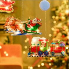 HOME & MARKER® Vánoční závěsné světlo do okna (4ks) | MERRYLIGHTS B