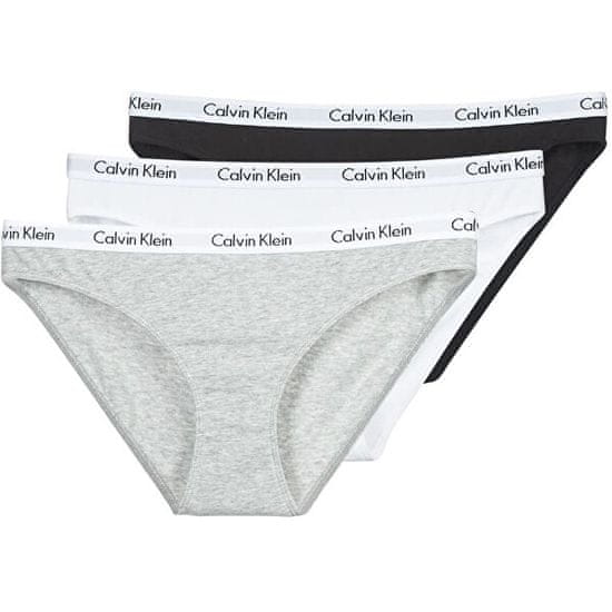 Calvin Klein 3 PACK - dámské kalhotky QD3588E-999