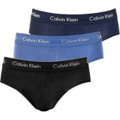 Calvin Klein 3 PACK - pánské slipy U2661G-4KU (Velikost XL)