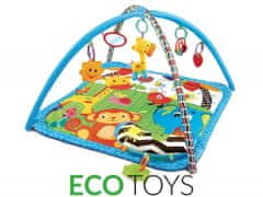 EcoToys Hrací deka Eco Toys - modrá