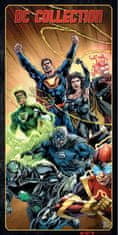 CurePink Oficiální nástěnný kalendář 2024: DC Comics Originals s plakátem (30,5 x 30,5|61 cm)