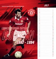 CurePink Oficiální stolní kalendář 2024 FC Manchester United (16 x 17,5 cm)