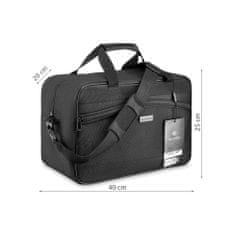 ZAGATTO cestovní taška ZG10 40x25x20 černá 20 l