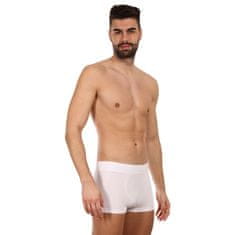 Gino Pánské boxerky bezešvé bambusové bílé (53005) - velikost XL